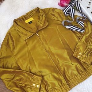 St. John Vintage Gold Windbreaker Jacket